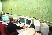 Electric power company control room