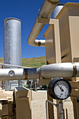 Methane gas recovery equipment