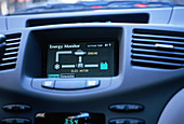 Energy Monitor in the Toyota Prius hybrid car