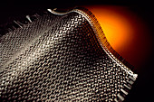 Woven carbon fibre sheet
