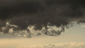 Updrafts in clouds, timelapse