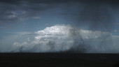 Dust from a microburst, timelapse
