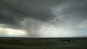 Thunderstorm outflow, timelapse