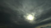 Sun through high cloud, timelapse