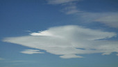 Lenticular clouds, timelapse