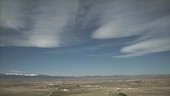 Mountain wave clouds, timelapse