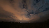 Clearing night, timelapse