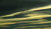 Iridescence in wave clouds, timelapse