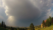 Passing supercell, timelapse