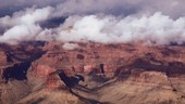 Storm clouds over the Grand Canyon