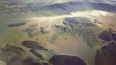 Colorado Plateau mountains, aerial footage