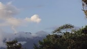 Reventador volcano ash plume, time-lapse