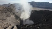 Mount Bromo volcano eruption