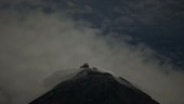 Colima volcano eruption, time-lapse