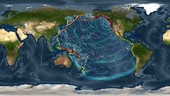 Tsunami in Cascadia, 1700, simulation