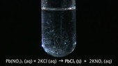 Lead II chloride precipitate