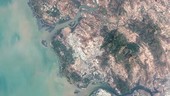 Mumbai, satellite photograph, 2015