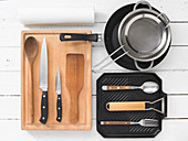 Kitchen utensils for preparing couscous