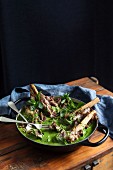 Indian lamb and spinach curry with fresh mint