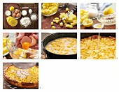 Käsekuchen mit Ananas zubereiten
