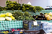 Gemüse auf Marktstand (Beirut, Libanon)