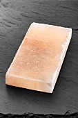 A block of Persian salt on a slate