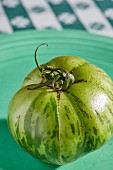 Green heirloom tomatoes from York County, Pennsylvania, USA