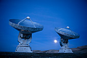 IRAM radiotelescope antennae