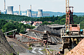 Coal shale recovery plant