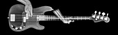 Bass Guitar under x-ray
