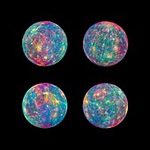 Mercury,MESSENGER images