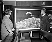 Earthrise display,December 1966