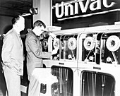 UNIVAC computer use,1959