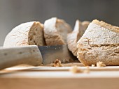 Baguette with wholemeal flour