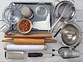 Kitchen utensils for making tarts