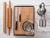 Kitchen utensils for making traybakes