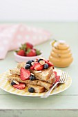 French Toast with Berries and Almonds