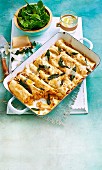 Chicken and Pumpkin Cannelloni with Sage Butter