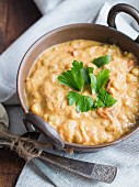 Vegan dhal (lentil) curry
