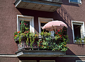 City balcony with