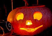 Halloween: hollowed out pumpkins