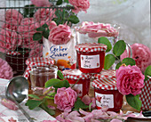 Rose jelly homemade