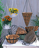 Different types of hanging basket