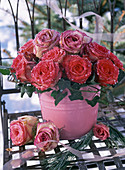 Rose bouquet in rime