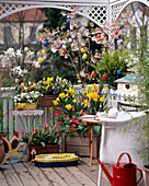 Easter balcony