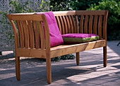Product image Teak bench with cushion