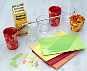 Paper lanterns with tissue paper (1/2)