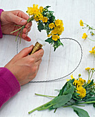 Dandelion buttercup heart