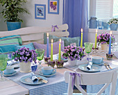 Campanula table decoration