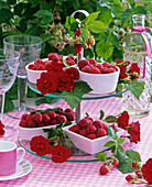 Raspberry, table decoration